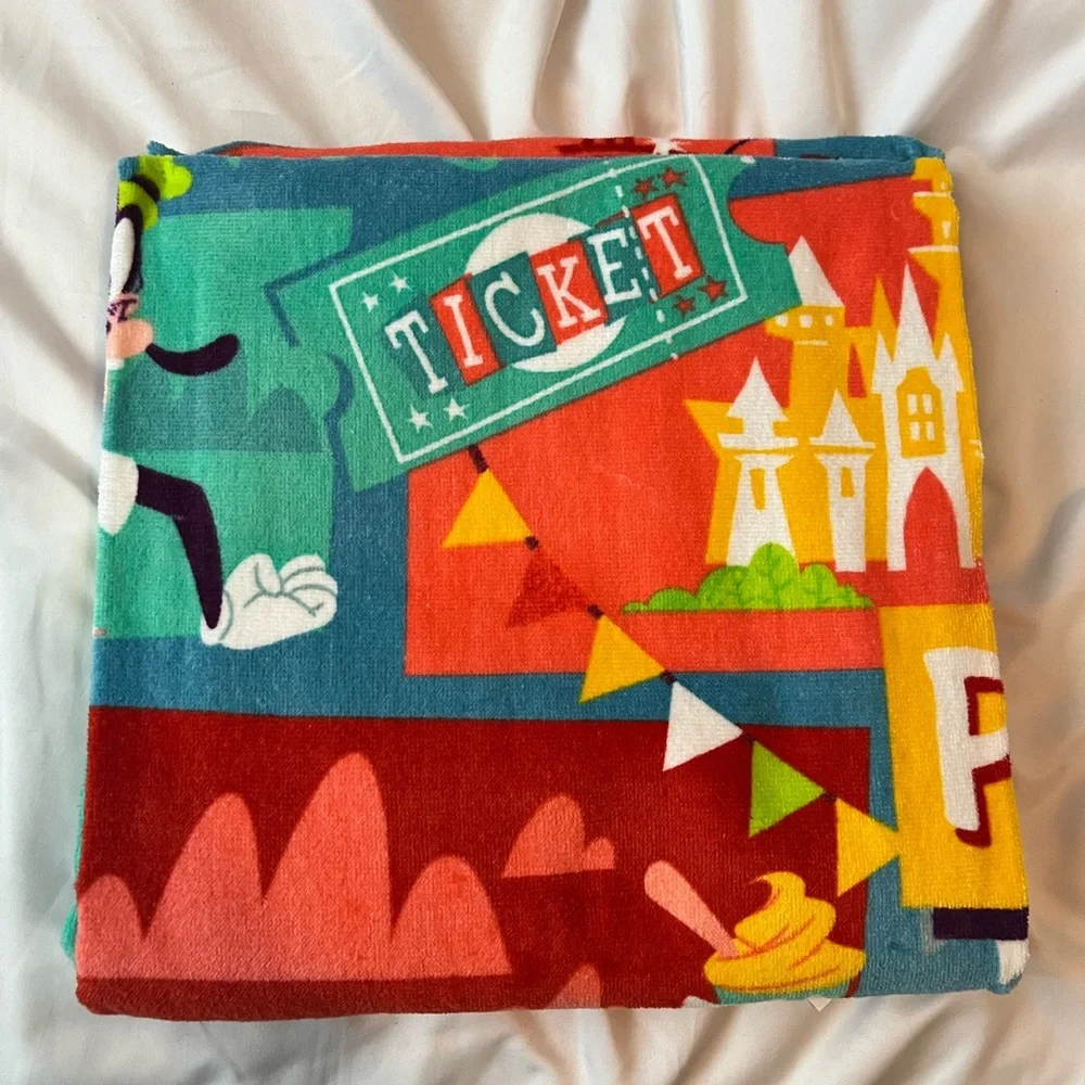 Disney Colorful Cartoon Beach Towel